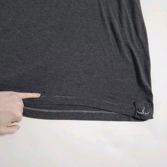 Prana Polo Shirt Size XL Gray Short Sleeve Outdoor Casual Pocket Mens - Picture 7 of 10